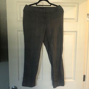 George geometric print ankle pants